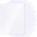 Silunkia 28 Sheets White Shimmer Cardstock 8.5 x 11 Printer Paper, 92lb Heavyweight Paper Card Stock for DIY Card Making, Greeting Cards, Wedding Invitations, Menus, School Crafts