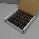 Novelty Lights Incandescent G30 Globe Replacement Bulbs - Outdoor Individual Bulbs for Events, Holiday Parties, Patios, and More - C7/E12 Candelabra Base, 5 Watt Lights (Blue, 25 Pack)