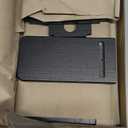 TESLYAR Wood Phone Docking Station for Men - Desk or Nightstand Organizer - Birthday Gifts for Husband, Dad - Anniversary Idea from Wife - Key Holder, Stand Wallet, Watch & Essentials (Granite Black)