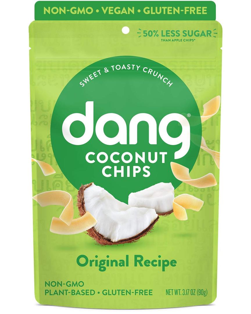 6pcs Dang Toasted Coconut Chips Original, 3.17 oz, Best By Apr 01, 2026
