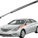 LABLT Left Driver Side Fender Garnish Chrome Molding Trim Replacement for Sonata 2011 2012 2013 2014
