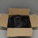 Purple Q Crafts Large Plastic Shopping Bags with Thank You Logo 16" x 18" Boutique Bags with Handles 100 Pack for Merchandise, Gifts, Trade Shows and More