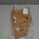 Forever 21 Women's Ribbed Sweater-Knit Top (Large, Brown)