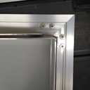 Dog Door for Wall, Energy Efficient French Doggy Door with Aluminum Frame, Telescoping Tunnel, Magnetic Flaps and Sliding Lock Panel, Easy Install for Walls 4"- 7 7/8" Thick, Large (up to 80 lbs)