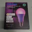 meross Smart LED Light Bulb, Smart WiFi LED Bulbs Compatible with Apple HomeKit, Siri, Alexa, Google Home & SmartThings, Dimmable E26 Multicolor 2700K-6500K RGBWW, 810 Lumens 60W Equivalent, 2 Pack