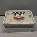 Plastic Craft Organizers and Storage Box with Instructions Holder,Art Supply Containers with Handle and Removable for lego, Books, Bead, Tool, Sewing (3 Layer, Cream White)