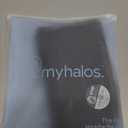 MyHalos® Migraine Relief Cap, 30% Thicker, 2X More Cooling Gel, Stays Colder for Longer, Ice Hat, Ice Pack Head Wrap, Cold Headaches & Migraine Mask - Hangover, Tension Headache Relief Cap (Black)