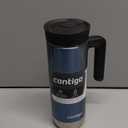 Contigo Superior 2.0 Stainless Steel Travel Mug with Handle Leak-Proof Lid Double-Wall Insulation for Hot & Cold Beverages, 20oz ,Dark Ice, Ideal for Commuting and Travel