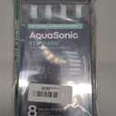 AquaSonic Genuine Standard Replacement Brush Heads | ADA Accepted | for Normal & Sensitive Teeth | Compatible with Many AquaSonic Toothbrush Handles (8 Pack Black)