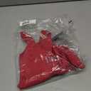 Bloch Dance Girls Tutu Scoop Front/Back Tank Leotard, Red, Size 12