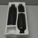 Small Black Ceramic Vase Set of 3, Boho Modern Black Flower Vase Room Decor, Farmhouse Decor, Vases for Your Kitchen, Bathroom, Bedroom, Living Room, Office&Shelf Centerpiece Table Decorations