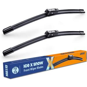 22"+22" Wiper Blades Replacement for Chevy Silverado/GMC Sierra 2014 2015 2016 2017 2018 (Set of 2) Quiet and Durable Stable All-Season Windshield Wiper Blades