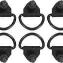 Cargo D-Hooks Powder Coated Steel Compatible with 2015-2024 Ford Transit 150 250 350 Cargo Vans Tie Down Hook 6Pcs Replace BK21V550A74AD, V550A74-AD