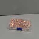 Landhoow 40 Pack Lay in Connector Pool Bonding Lug Copper Conductor Lay in Connector Copper Lay in Lugs AWG for Grounding Swimming Pool and Conduits, 414 Wire Range