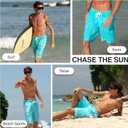 Kanu Surf Mens Barracuda Swim Trunks (Regular & Extended Sizes) (XXL)