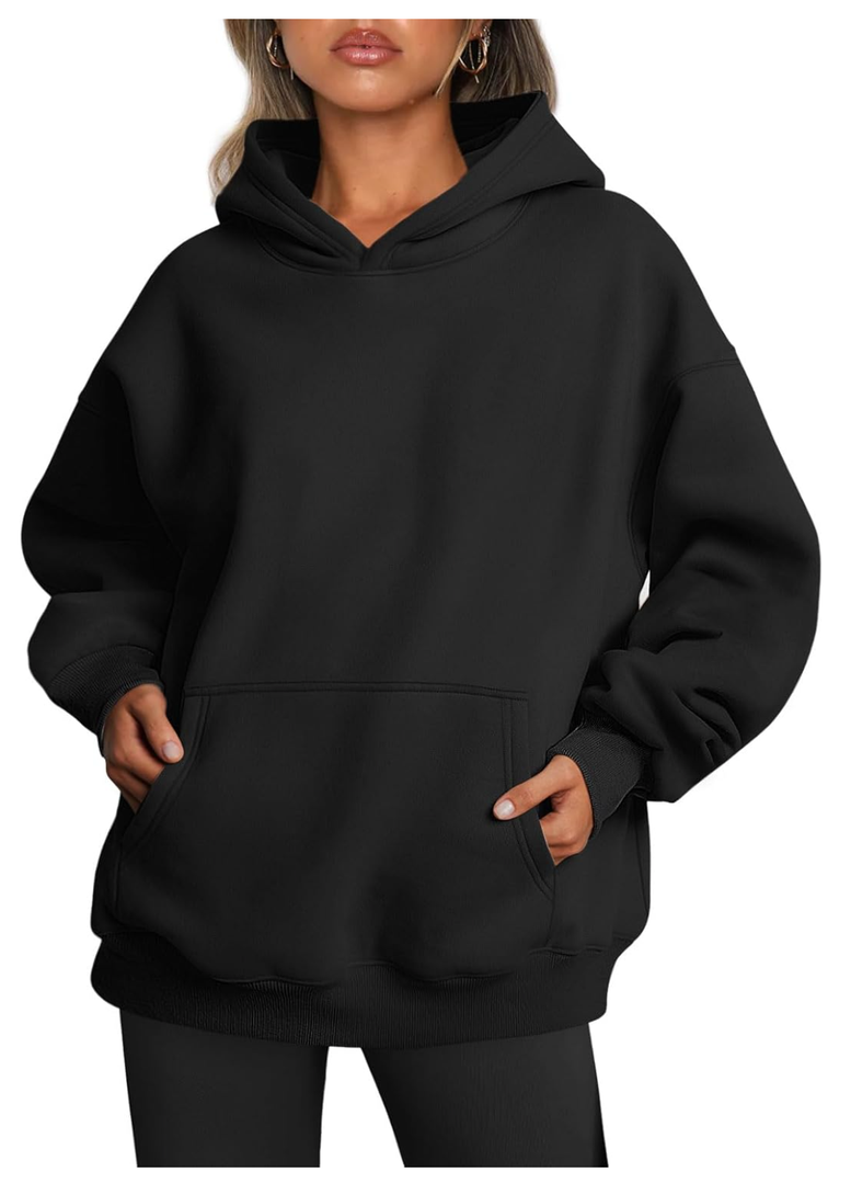 Trendy Queen Womens Oversized Hoodies Fleece Sweatshirts Sweaters Spring Outfits 2025 Pullover Fall Winter Clothes 3XL