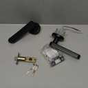 IRONZON Fingerprint Door Lock Door Knob with Keypad Keyless Entry Door Lock with Handle for Home Hotel Apartment Bedroom