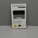 NAZZO Sun Visor Extender for Cars, Adjustable PC Sunshade Lens, Car Sun Visor Extension Blocker, Glare, UV, Stray Light, Snow Blindness Protector, Safe Driving, Universal for Car SUV, Black