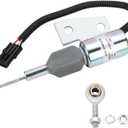 12V Fuel Shut Off Solenoid Compatible with Cummins Engine 4BT 6BT 5.9L Hyundai Excavator R220-5 Case IH Harvester Replacement for 3991167 3964627 SA-4941-12 87420952 J991167 J932529