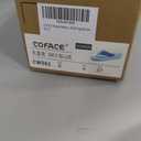 COFACE Womens Flip Flops with Arch Support Ladies Fashion Lightweight Wedge Flip Flops Comfortable Yoga Mat Sole Summer Platform Thong Sandals (Blue)