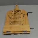 Cookbook Stand for Kitchen Counter Bamboo Recipe Book Holder with Conversion Chart Adjustable Non Slip Cookbook Holder Kitchen Gifts for Women Gifts for Housewarming Christmas Retirement Wedding