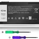 42Wh WDX0R Laptop Battery Replacement for Dell Inspiron 13 15 5000 7000 Series 5378 5379 5565 5567 5570 5579 7378 7569 7573 7579, Latitude 3500 3580 3590 3400 3480 3490 3189 3390 P58F P66F P75F