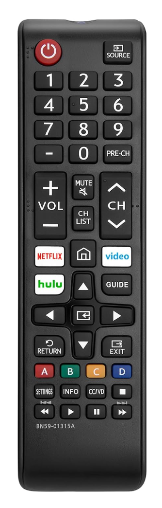 GE 4-Device Universal Samsung Replacement Remote, 2 Pack