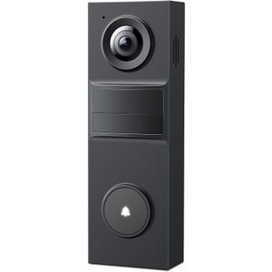 Tapo 2K Wireless Smart Video Doorbell - 160 Ultra-Wide View, Person Detection, 2-Way Talk, Ring Call, Night Vision, Subscription-Free Local Storage or Optional Cloud, D205