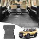 Trunk Mat & Backrest Mat for 2024 2025 Toyota Land Cruiser Prado 250 LC250 5 Seat Cargo Mats All Weather Rear Seat Back Cargo Liners for 24-25 Toyota Land Cruiser 250 Accessories