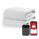 Sunbeam Polyester Wi-Fi Connected Mattress Pad, Electric Blanket, 10 Heat Settings, Queen Size