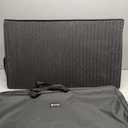 petizer Back Seat Extender for Dogs, Hard Bottom Dog Car Seat Cover, Nonslip Durable Soft Back, 100% Waterproof Car Hammock, Travel Bed, Washable Backseat Protector, Detachable Seat Covers for Car (Black-Oxford fabric)