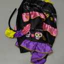 Morph Day Of The Dead Costume For Kids Girls - Colorful Sugar Skull Outfit For Halloween Celebrations (3-4 Years)