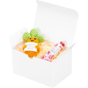 UnicoPak 40 Pack 6x4x3.5 Gift Boxes Bulk, White Small Gift Boxes with Lids for Presents for Candle Mug Perfume Craft Ornaments Cookies Treats Favors