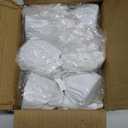 Aluminum Foil Balloon Weights for Parties (6 pcs) - 0.31lb (140g) Each - Premium Balloon Anchors for Birthday, Wedding, Dinner, Indoor & Outdoor Decorations(White 6pcs)
