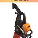 Chainsaw Holder, 2 Pack Wall Mounted Chainsaw Hanger, Garage Chainsaw Storage Rack, Hanging Yard Tools Garage Storage Shed Organizer Mounted Chainsaw Rack