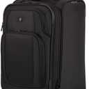 SwissGear Sion II Softside Expandable Luggage with Spinner Wheels, Black, Carry-On 20-Inch