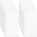 BENECREAT 20PCS 3.5x2 Inch Clear Acrylic Sheet Rectangle Table Place Cards Name Plates for Banquet Wedding Christmas Party Decoration, Office Sign, DIY Project, 3mm Thick