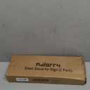 Easel Stand for Sign Portable,66" Art Easel Stand for Painting, Adjustable Metal Easels for Display,Wedding Signs, Posters-Black(2 Pack)