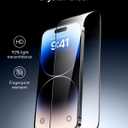 ESR 3 Pack 9H+ Glass for iPhone 14 Pro Max Screen Protector, [Military Grade Shatterproof & Longest Durable] Armorite Full Coverage Tempered Glass with UltraFit Tray