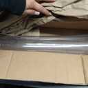 24 x 24 Inch Clear Table Cover, Protector for Dining Room, Kitchen, Office - 1.5mm Thick Plastic, Waterproof