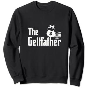 Gelt Father Hanukkah Dreidel Game Jewish Dad Menorah Latkes Sweatshirt, S