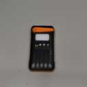 Solar Power Bank 20000mAh Built in Hand Crank and 4 Cables 22.5W Fast Charge Power Bank 5 Outputs & 5 Inputs Solar Portable Charger, SOS/Strobe/Strong Flashlights, Carabiner (Orange)