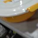2.6 Gallon Extra Large Mixing Bowl with Lid 11 Quart,Yellow, 13.39 x 6.3 inch