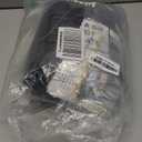 4 Corners Black Bed Canopy Curtains for Single Twin Full Size, Mosquito Net Rectangular Bed Drapes for Bedroom Home Indoor Patio Outdoor Decoration(L79 x W47 x H59 Inch)