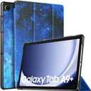 TiMOVO Case for Samsung Galaxy Tab A9+/A9 Plus 11 Inch 2023, Slim Lightweight Stand Hard Back Shell Protective Cover for Galaxy Tab A9+ Tablet SM-X210/X216/X218, Auto Wake/Sleep, Blue Starry Sky (BlueStarrySky)