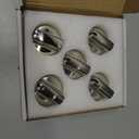 AMI PARTS WB03X24818 Gas Stove Knob Replacement for GE,100% Stainless Steel Stove Replacement Knobs PS11729081 AP5989029,Compatible with ge Stove Knob (Not Universal)