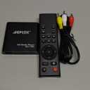 HDMI Media Player, Black Mini 1080p Full-HD Ultra HDMI Digital Media Player for -MKV/RM- HDD USB Drives and SD Cards