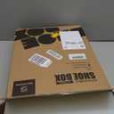 SEE SPRING X-Large Shoe Storage Box Fit Size 11, Clear Plastic Stackable Shoe Organizer for Closet, Space Saving Foldable Shoe Rack Sneaker Container Bin Holder, 12 Pack Clear