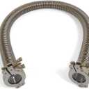 Stainless Steel 304 Vacuum Flexible Bellows Hose Vacuum Bellows 750mm+ 2pcs KF25 Aluminum Clamp + 2 pcs KF25 Center Ring (KF25 750mm)