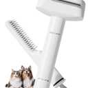 3-in-1 Pet Grooming Tool - Deshedding Dog Brush, Dematting Comb, Undercoat Rake for Long Hair Dogs & Cats, Grooming Comb for Shedding and Matting